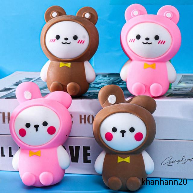 Đồ chơi Squishy gấu cookie chính hãng Bánh mềm IBLOOM