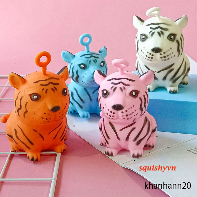 Squishy Mochi Con Hổ Mini Mochi Mochi squishy Minigood hổ con
