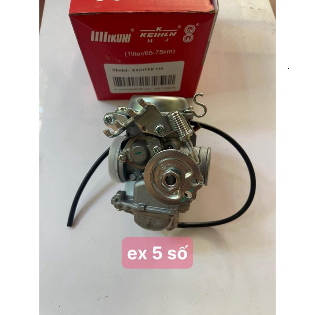 Bộ Chế Hòa Khí (Bình Xăng Con) Exciter 135 4 Số, 5 Số Hàng Woang Cao Cấp – Bình Xăng Con Ex 135 Chạy