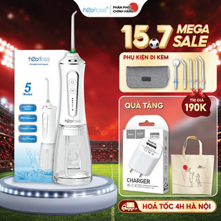 Máy tăm nước cầm tay H2ofloss HF-P11 300ml mẫu CAO CẤP, nâng cấp chống nước X2 toàn diện,Pin 30 ngày