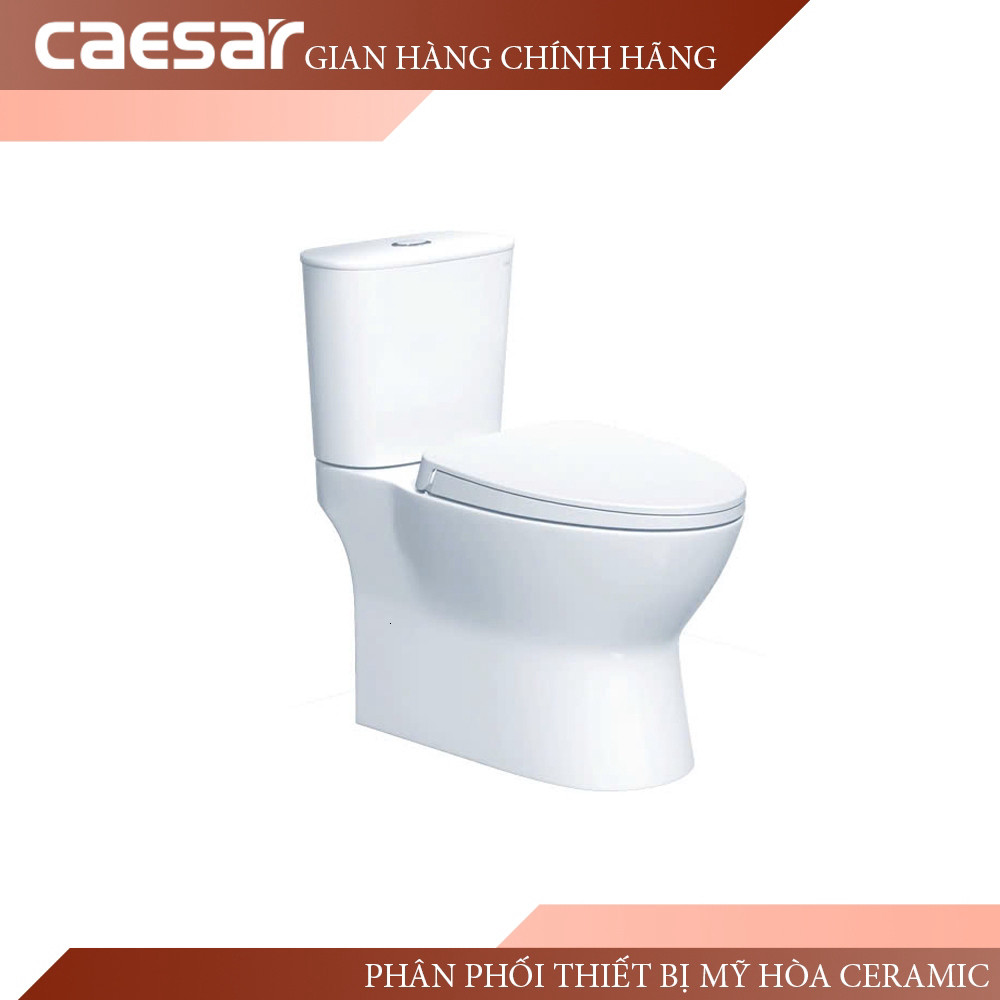 Bồn cầu hai khối Caesar CD1320 chính hãng