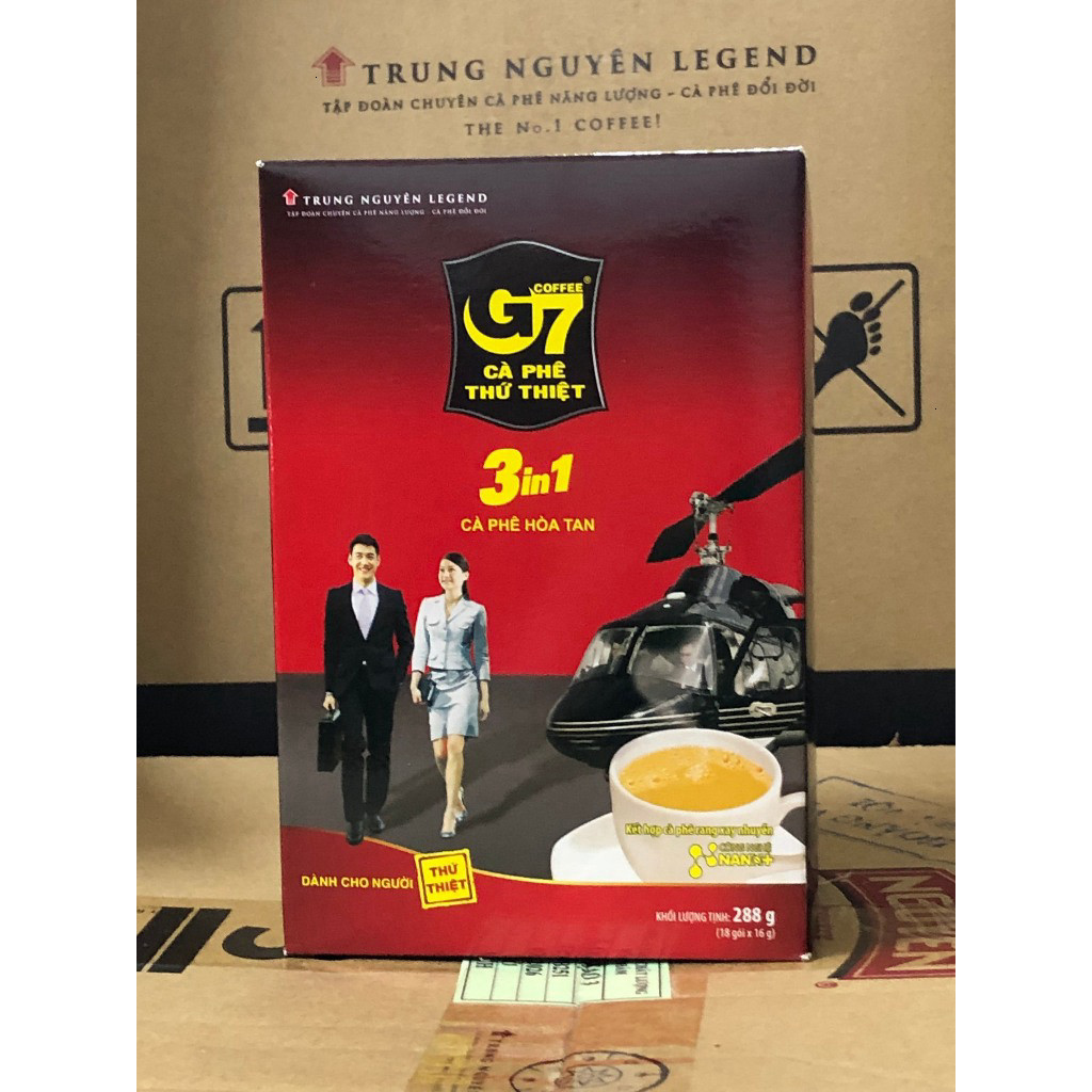Cà Phê G7 3in1 Hộp 18 gói