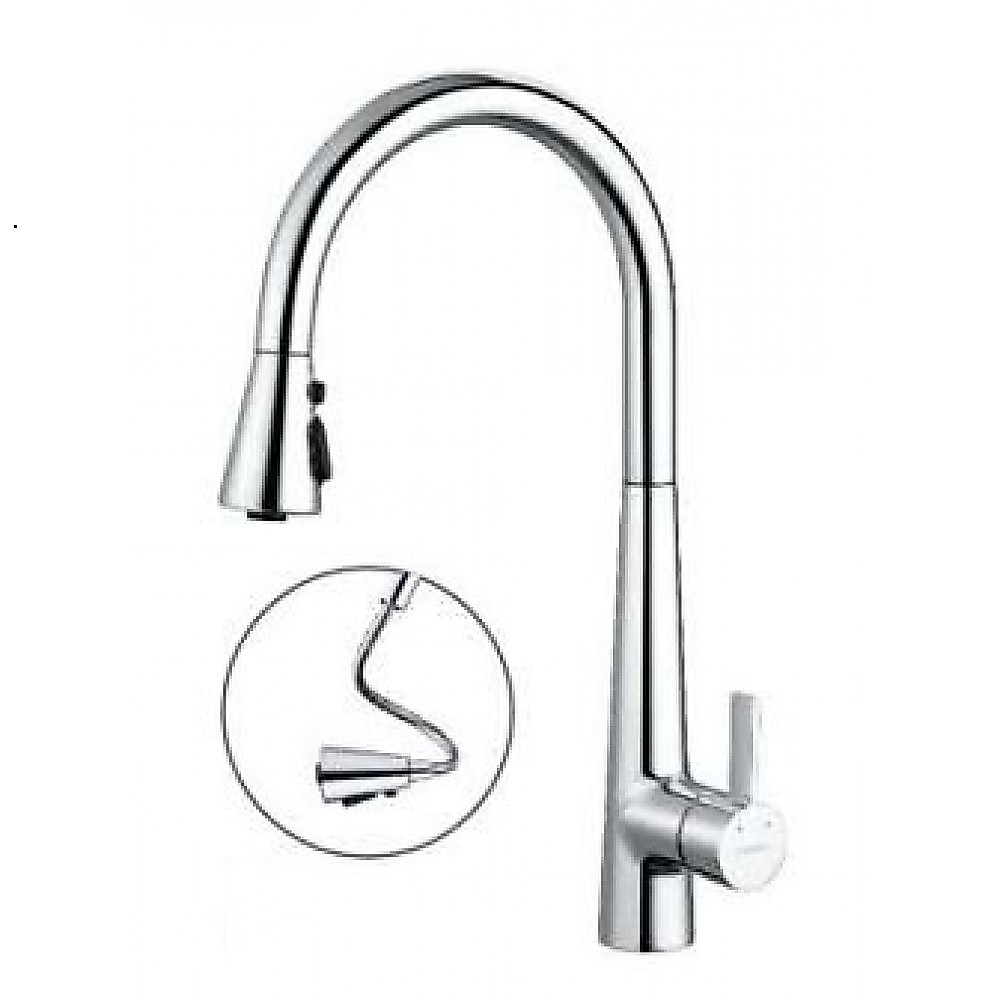 Vòi Rửa Bát Rút Dây Nóng Lạnh K905C - CAESAR (Hàng Chính Hãng) chính hãng