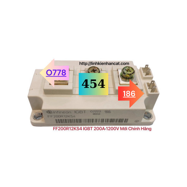 FF200R12KS4 IGBT 200A 1200V Mới Chính Hãng INFINEON - Linh Kiện Công Nghiệp