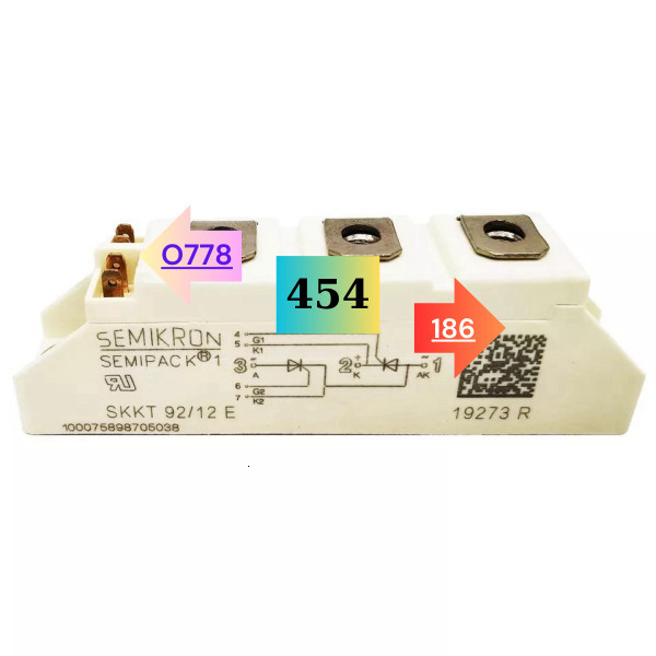 SKKT 92/12E thyristor mô đun 92A 1200V