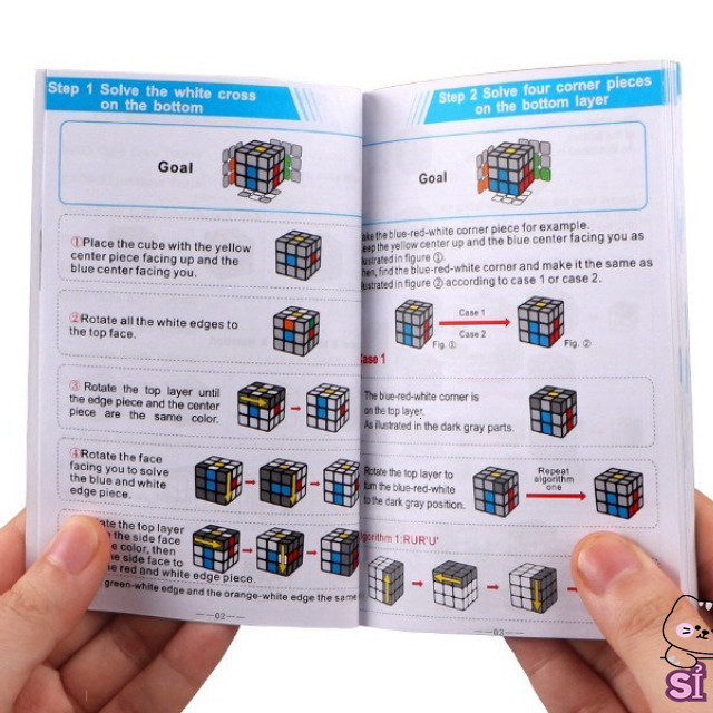 Công thức giải Rubik 2x2-6x6, Megaminx, Pyraminx, Qiyi, Gans, Meilong và biến thể