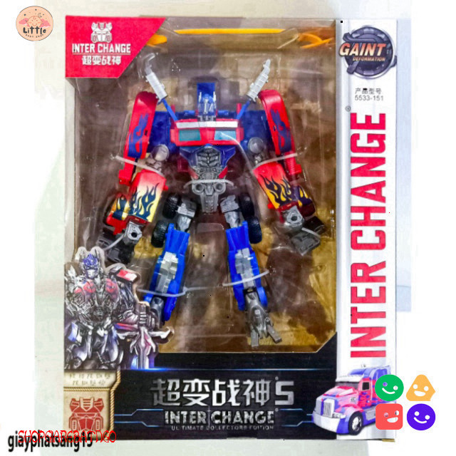 Mô Hình Transformers Optimus Prime Thủ Lĩnh BMB YS01 Lắp Ghép Chất Lượng Tốt