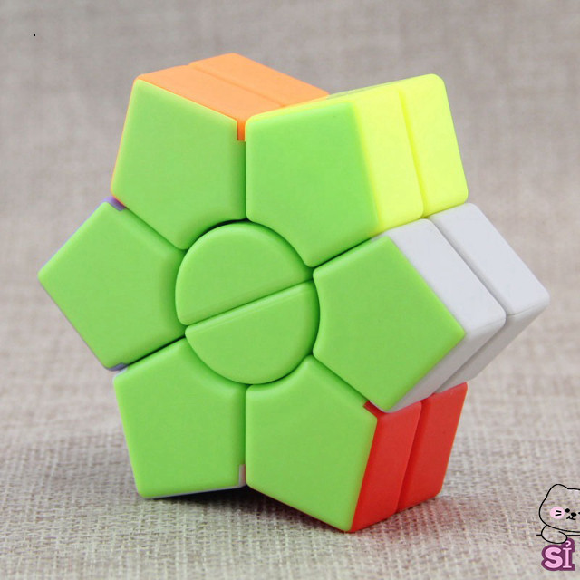 Rubik Super Square-1 Star 2 tầng 6 cánh hoa biến thể, stickerless