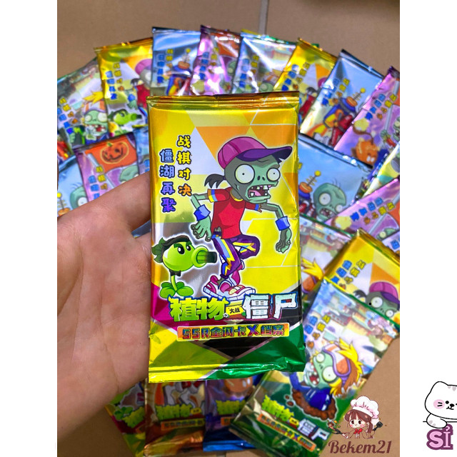 Bộ 7 thẻ bài Plants vs Zombies 2 - nhân phẩm, đủ độ hiếm, đại chiến thực vật