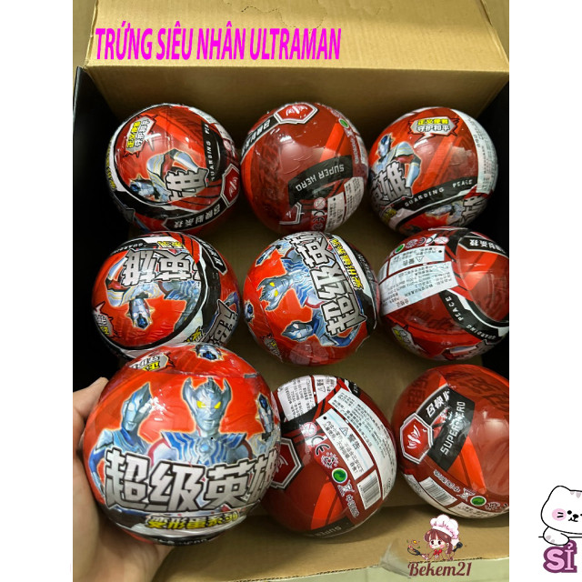 Mô hình đồ chơi trứng nhân vật hoạt hình Ultraman Tiga Zero Baltan-Seijin độc đáo
