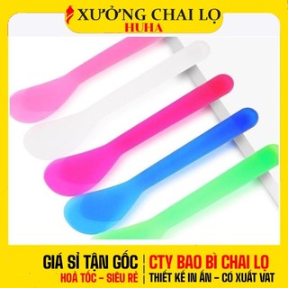 [COMBO 50 CÁI] Que Nhựa Múc Kem Spa ❣️ Dụng Cụ Chuyên Dùng Trong Thẩm Mỹ, Mỹ Phẩm