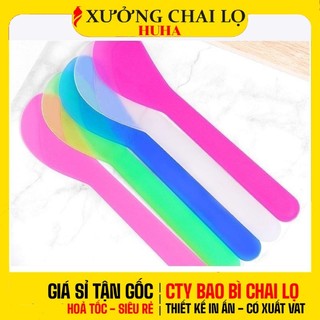 [COMBO 50 CÁI] Que Nhựa Múc Kem Spa ❣️ Dụng Cụ Chuyên Dùng Trong Thẩm Mỹ, Mỹ Phẩm