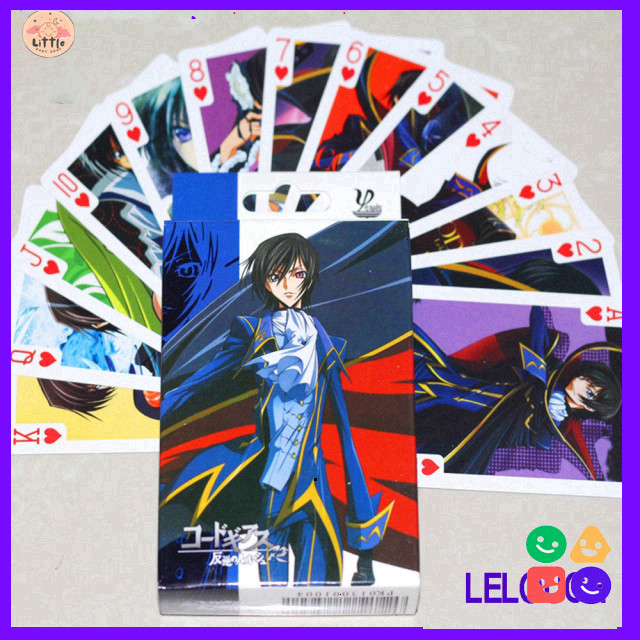 Bộ Bài Poker Code Geass Lelouch 52 Thẻ - Thẻ Bài Anime Hiệp Sĩ 7