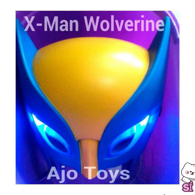 Mặt Nạ Sói Wolverine Phát Sáng Avengers X-Man Đội Siêu Anh Hùng Iron Man, Spider Man, Captain Americ