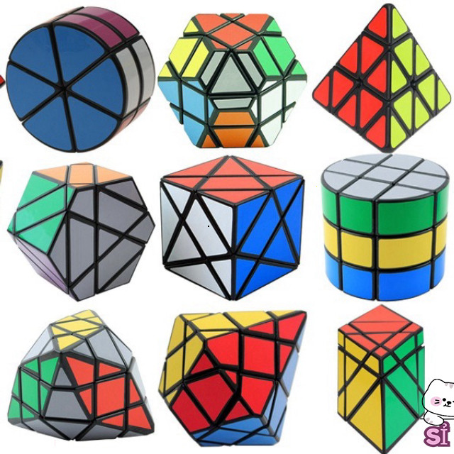 Cube Đa Năng 2x2 3x3 4x4 5x5 Tam Giác + Skewb Square-1 SQ-1 Megaminx Pyranminx