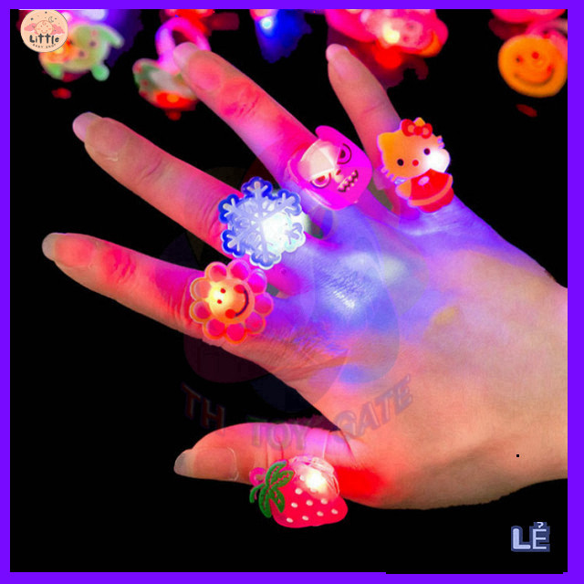 Nhẫn Hoàng Minh Hoạt Hình LED Màu Đa Diverse Sáng Tố Ngon