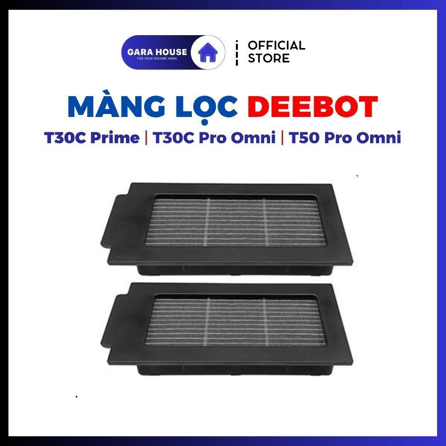 [Combo Sỉ] Màng lọc tương thích Ecovacs Deebot T50 Pro Omni T30C Pro Omni T30C Prime .