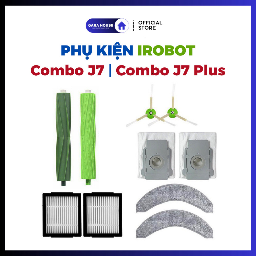Phụ kiện Robot hút bụi iRobot Roomba COMBO J7, COMBO J9, COMBO J7 Plus, COMBO J9 Plus .