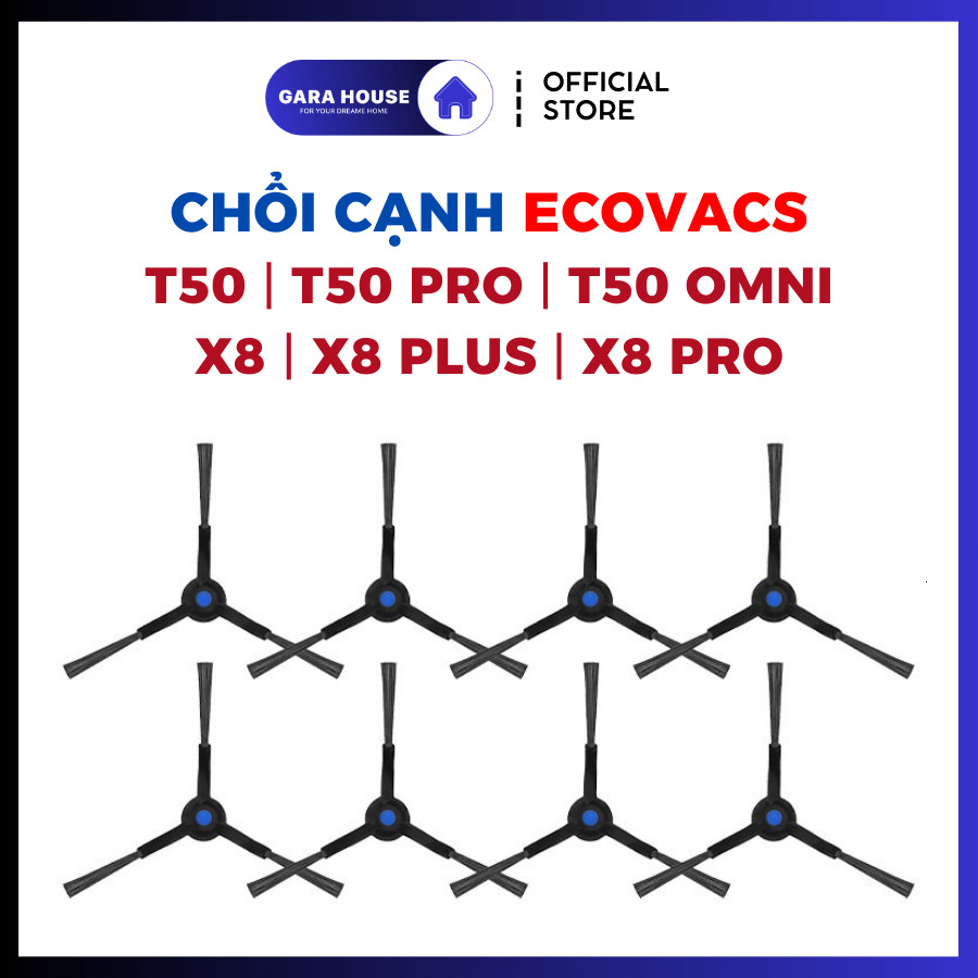 [Combo Sỉ] Phụ kiện CHỔI CẠNH Robot Ecovacs T50 pro T50 Omni X8 Pro X8 Omni X8 Plus Deebot Mini .