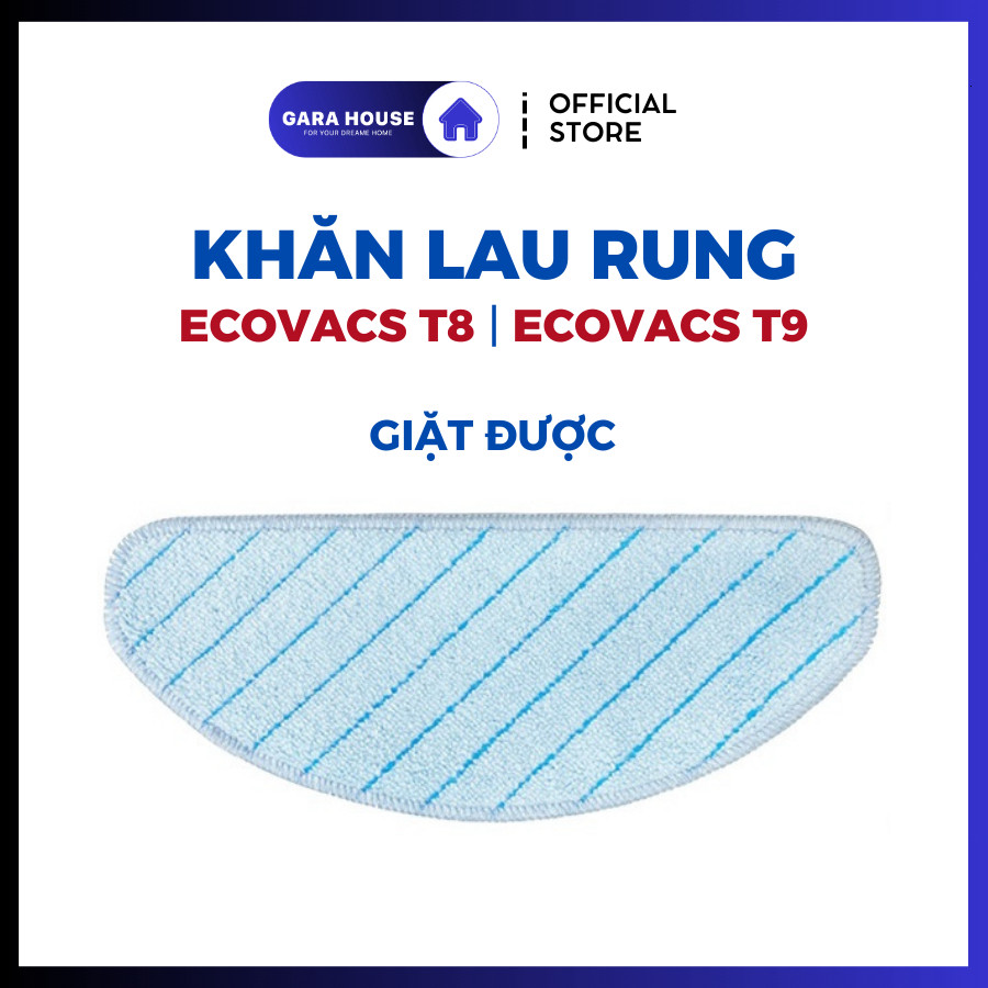 [Combo Sỉ] Khăn rung giặt được cho Ecovacs T9 T9 AIVI T9 Max T8 Max T8 Power T8 AIVI OZMO PRO .