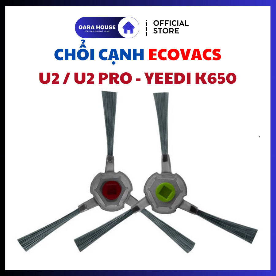 [Combo sỉ] Chổi cạnh robot Ecovacs Deebot Ozmo U2 U2 Pro N9 N9 Plus N3 Max Yeedi K650 K10 .