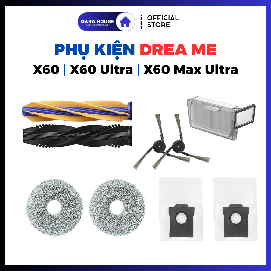 Phụ kiện Robot Dreami X60 Ultra X60 Master X60 Max Ultra _ Thay thế .