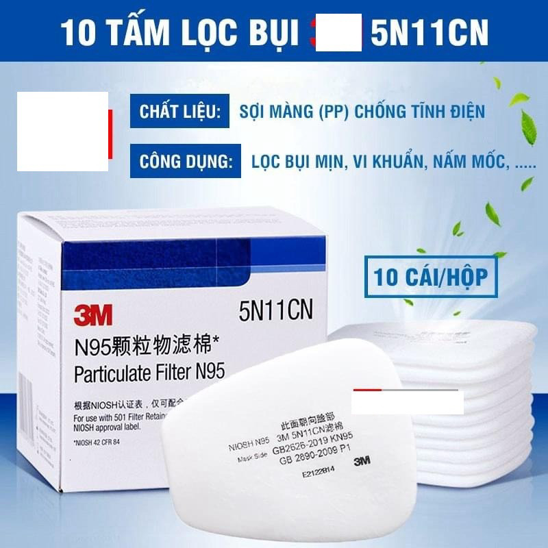 .. Tấm Lọc Bụi 3M™ 5N11, N95, 10 Cái/Hộp - OK