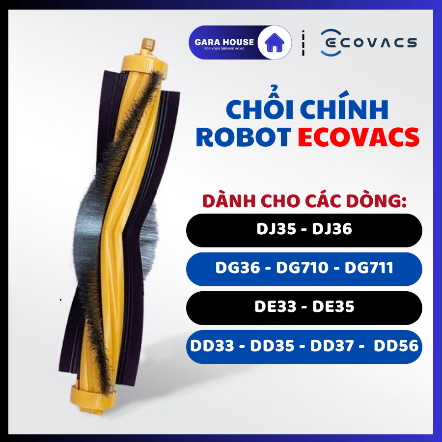Chổi chính robot hút bụi Ecovacs DJ35 DD35 DG36 DE53 DE33 DE35 DG8G .