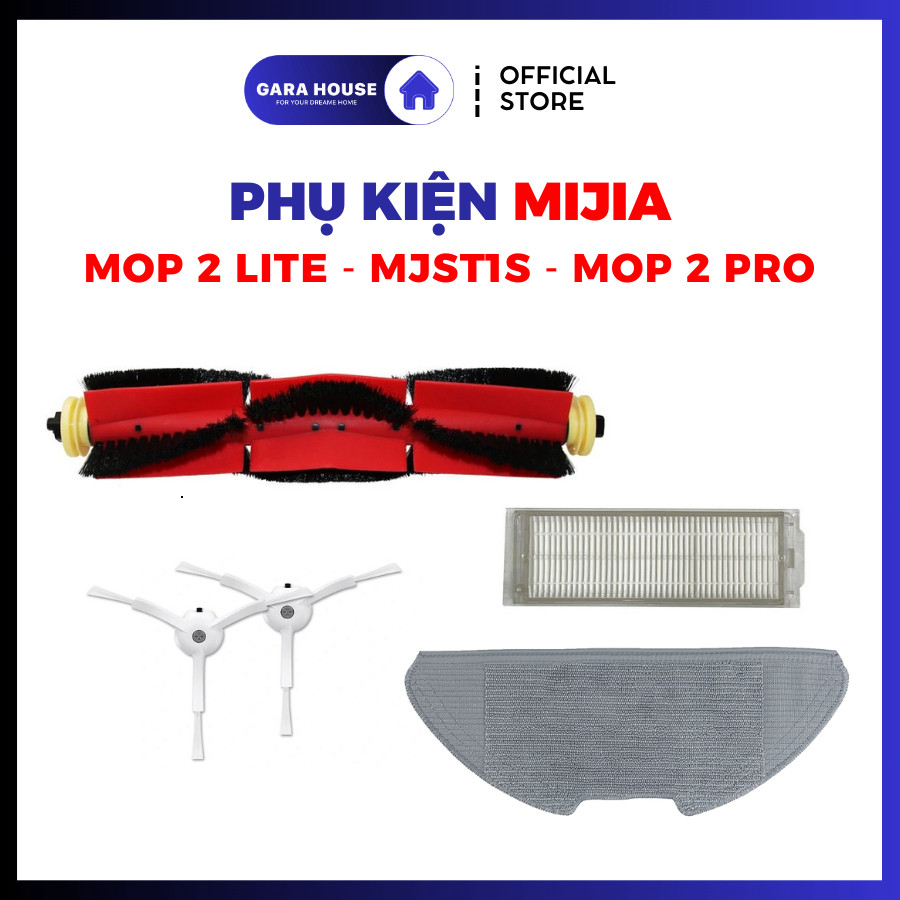 Phụ kiện Robot hút bụi Mijia Mop 2 Lite, Mop 2 Pro, MJSTL, MJST1S - Phụ kiện thay thế .