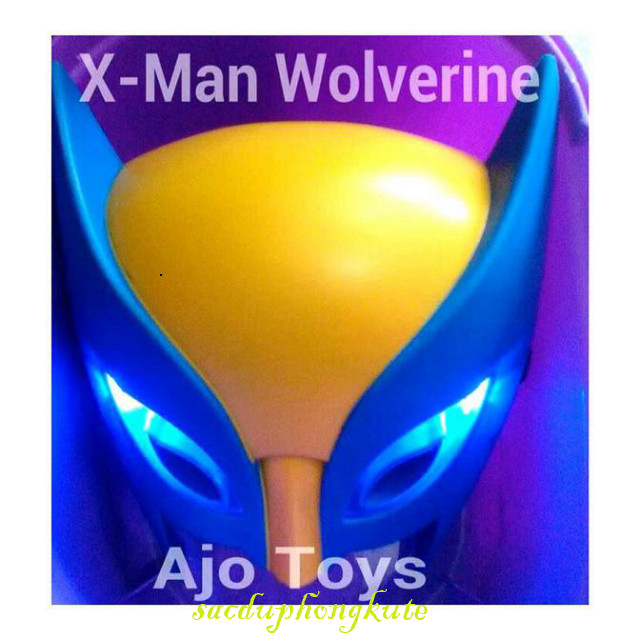 Mặt Nạ Người Sói Wolverine Phát Sáng Trong Avengers X-Man biệt đội siêu anh hùng Iron man, Spider ma