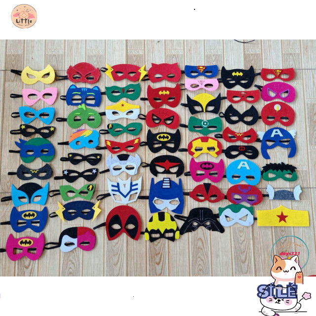 Mặt Nạ Nửa Mặt Spider-Man, Iron Man, Hulk Siêu Anh Hùng Halloween

Hoặc

Nửa Mặt Siêu Anh Hùng: Spid
