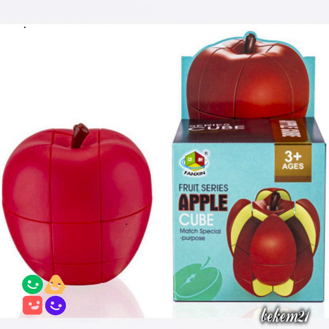 (SIÊU BIẾN THỂ) Rubik hình quả táo FanXin Apple Cube rubik hoa quả Rubik 3x3 biến thể cao cấp