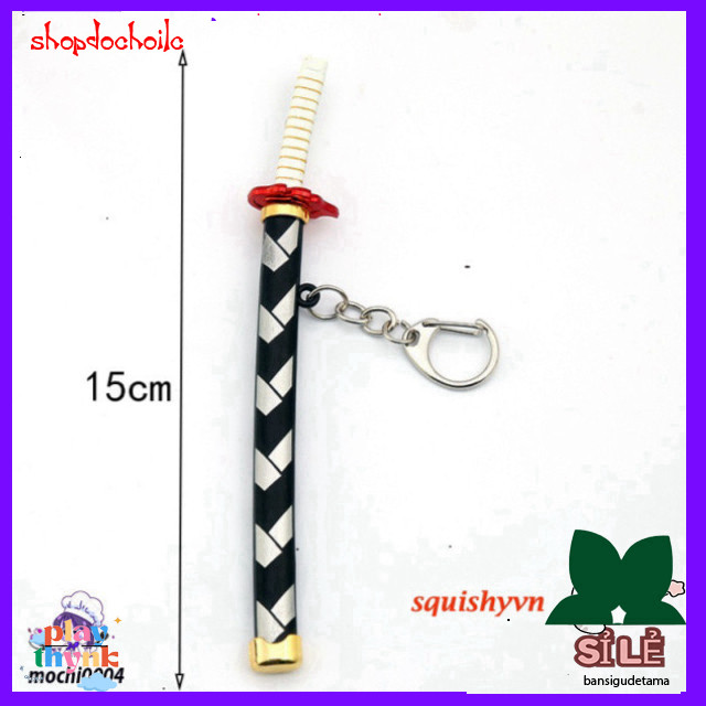 Kim Loại Móc Khóa Katana Zoro One Piece Độc Đáo Qua Hậu