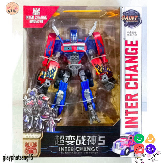 Transformers Thủ Lĩnh Optimus Prime BMB YS01 Lắp Ghép Tốt