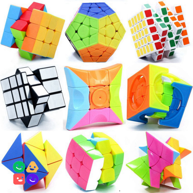 Máy Tính Logic Meilong 2x2-7x7 & Skewb Dino Megaminx Cao Cấp
