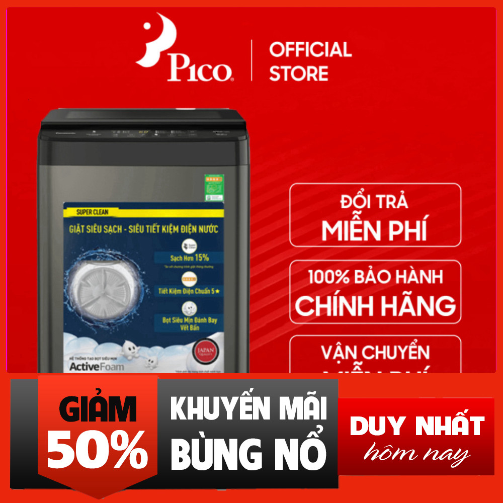 Nhắn shop đặt hàng  Máy Giặt Panasonic Trên Giặt 8.2kg NA-F82Y01DRV Tốc Giặt Nhanh Bảo Hiểm Máy Giặt