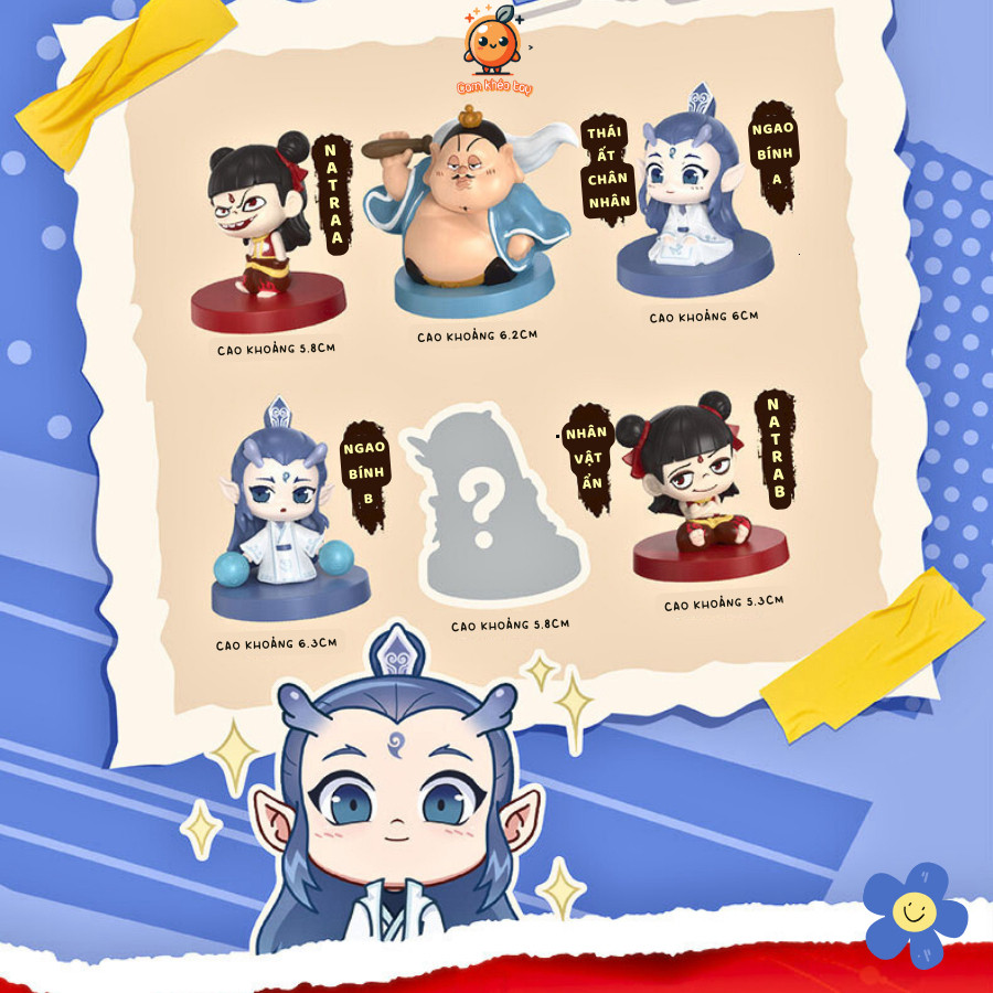 Mô Hình Nhân Vật Ngẫu Nhiên Box Mini Series Blind Natra