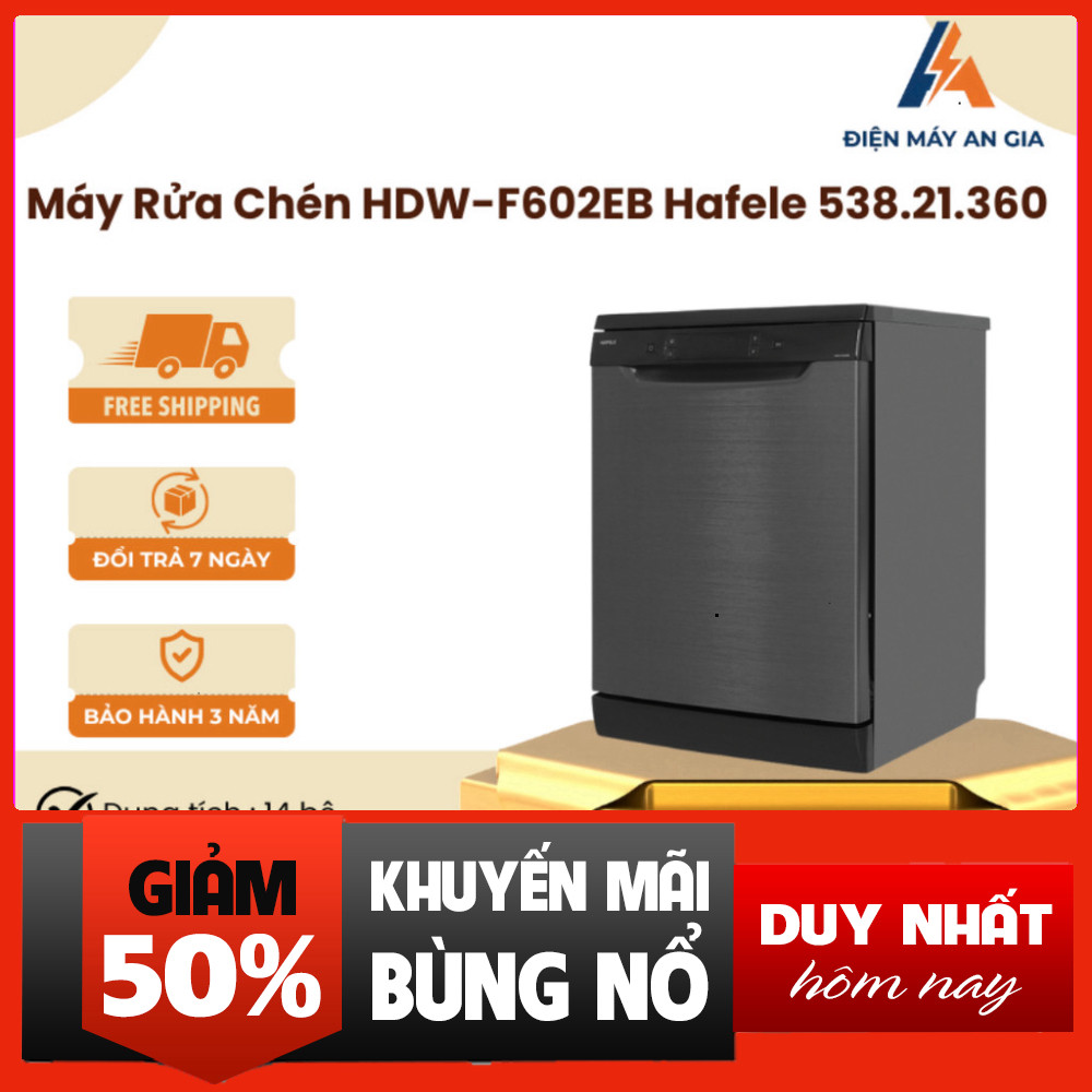 Nhắn shop đặt hàng  - HDW-F602EB Hafele - Máy Rửa Chén Độc Lập Inverter BLDC PEB . .