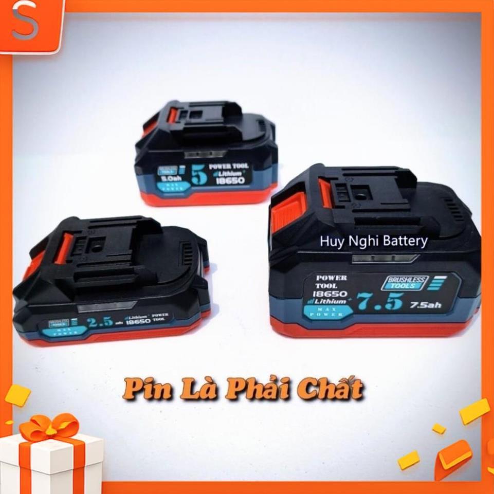 Vỏ Pin Maki.ta Mẫu Mới 18v: 5/10/15  Cell 18650Chống SốcLed Báo Pin Bên Hông-  shop -P2-Kho Pin Chín