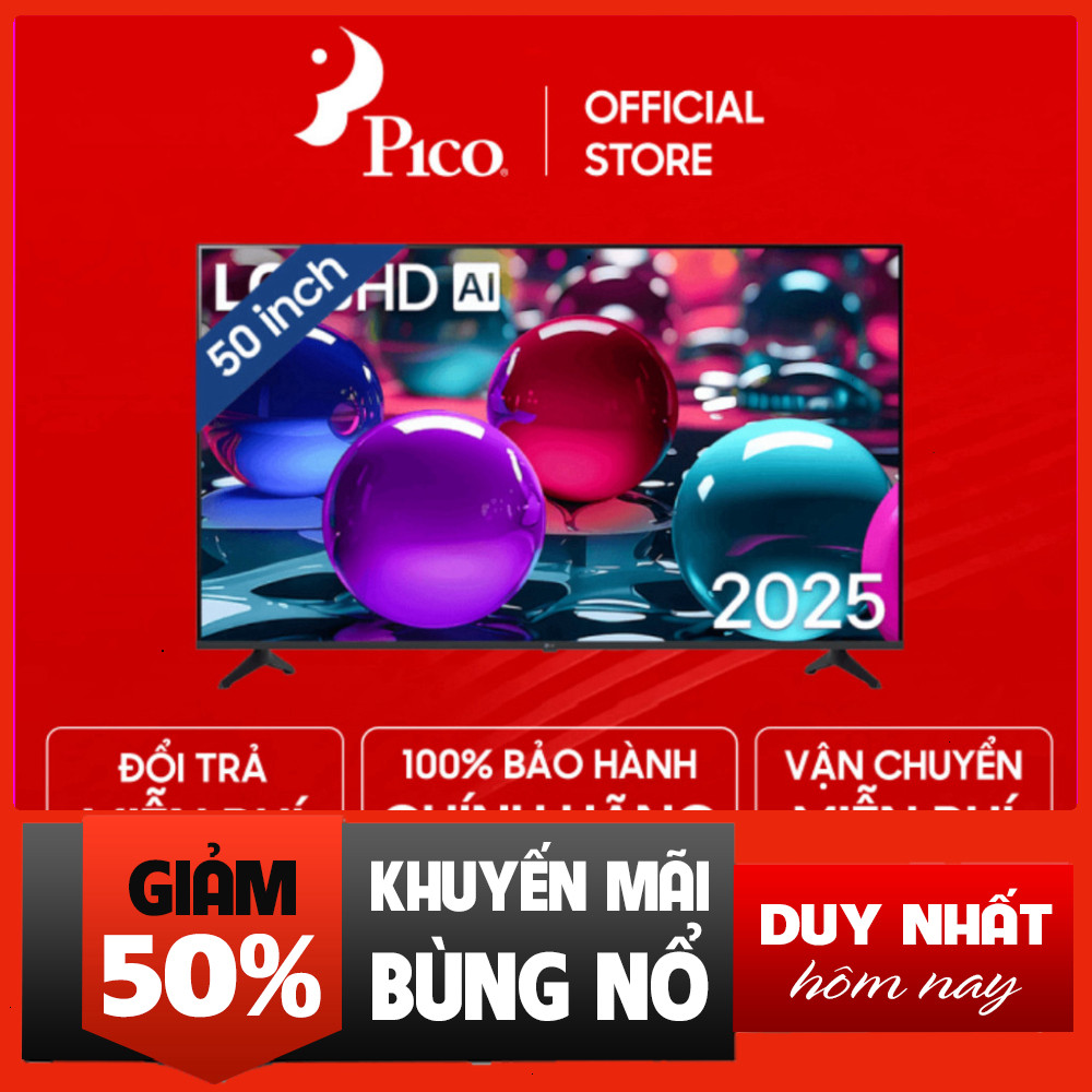 Nhắn shop đặt hàng  - Tivi LG 50 inch UHD 4K Đỉnh Cao 2025 Mới nhất 50UA7350PSB . .