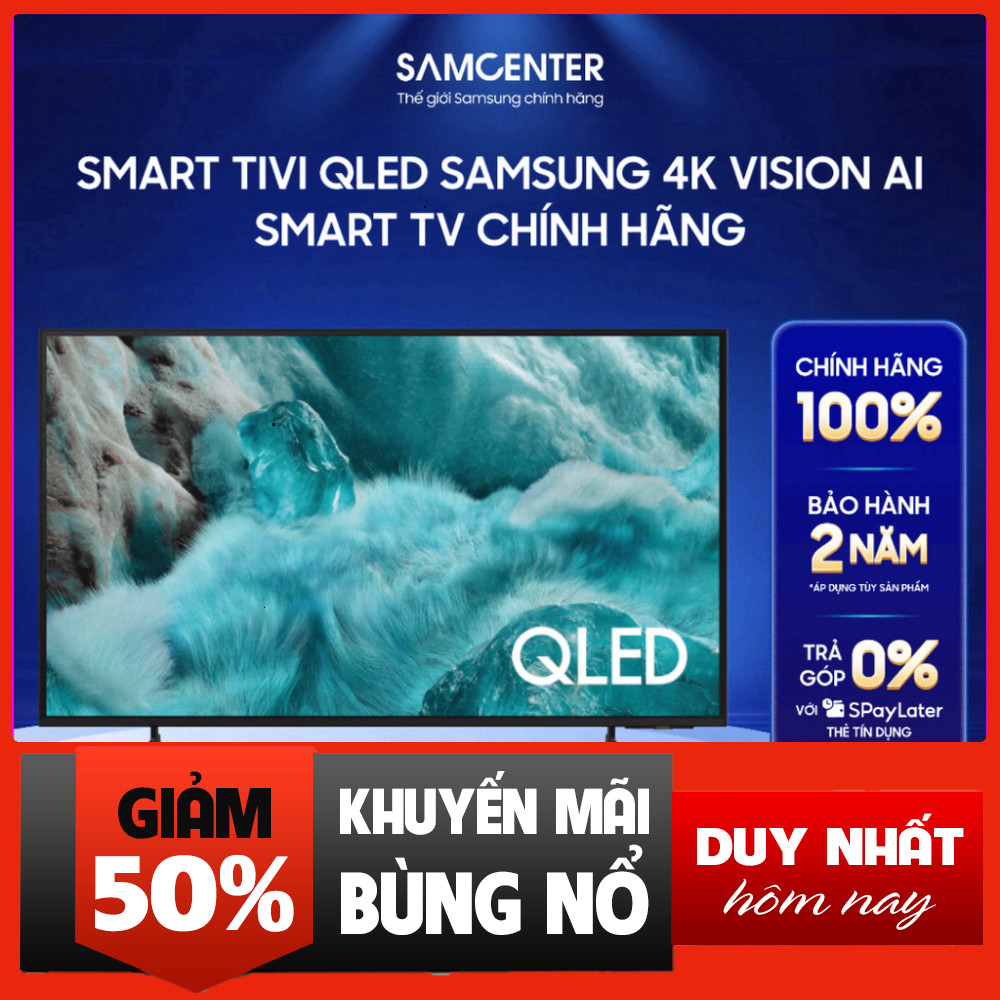 Nhắn shop đặt hàng  Thiết Bị QLED 4K Samsung Q7FA Tivi Chất Lượng Cao Chính Hãng .