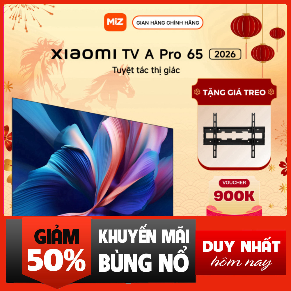 Nhắn shop đặt hàng  Điện Tivi Xiaomi A Pro 65 Inch Google TV 4K QLED Chính Hãng Bảo Hành 2 Năm .