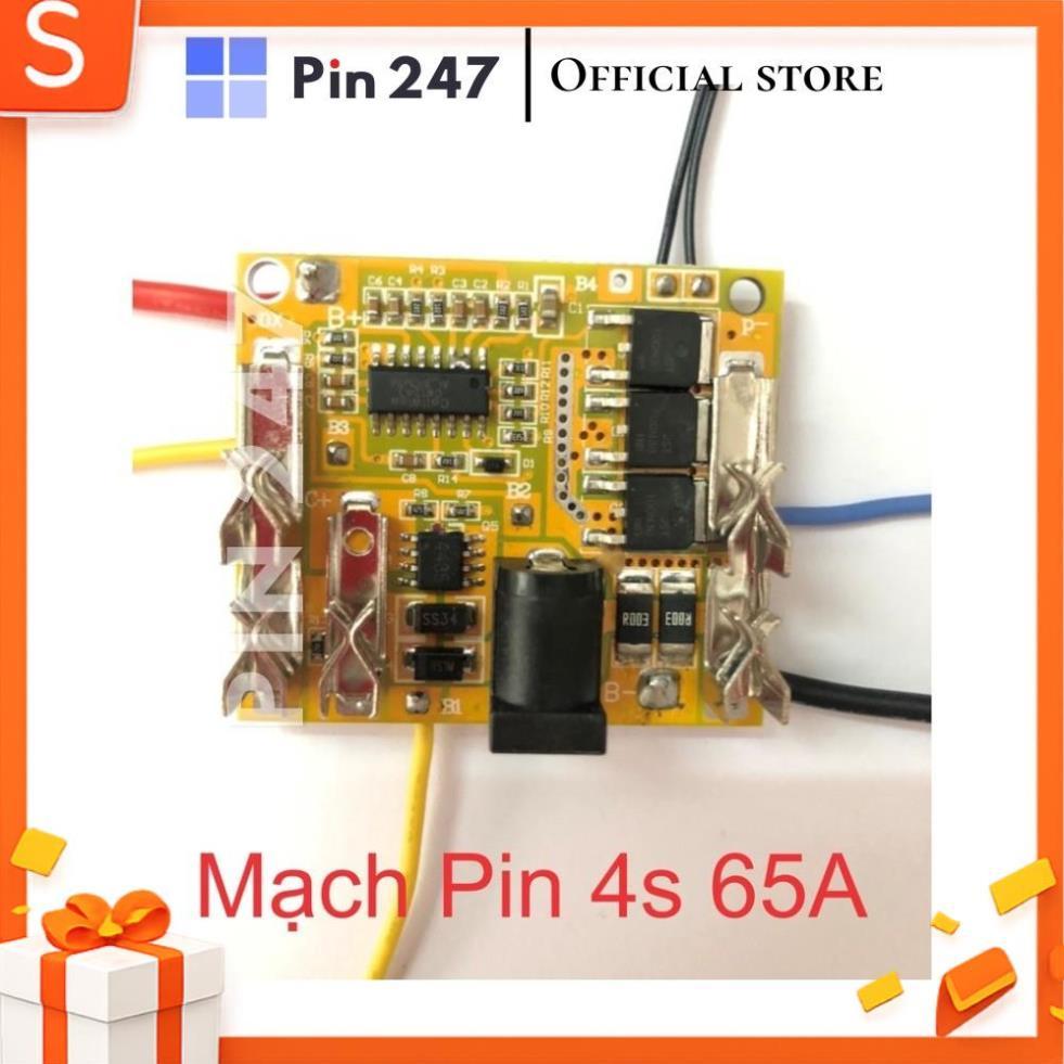 Mạch Makita 3S 4S 14.4V 65A, sạc và bảo vệ xả pin Li-ion, đầy tự ngắt