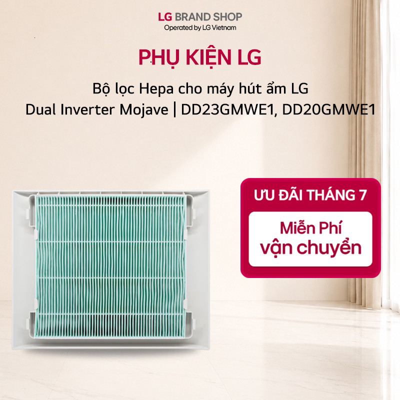 CH  Bộ lọc Hepa cho máy hút ẩm LG Dual Inverter Mojave | DD23GMWE1, DD20GMWE1 ]