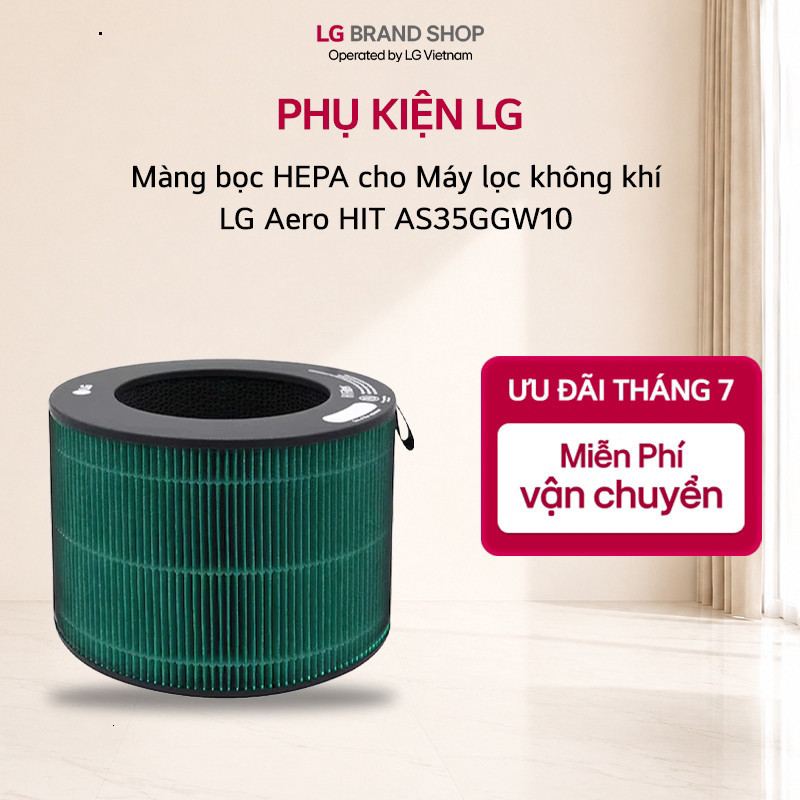 CH  Màng lọc HEPA cho Máy lọc không khí LG Aero HIT AS35GGW10 ]