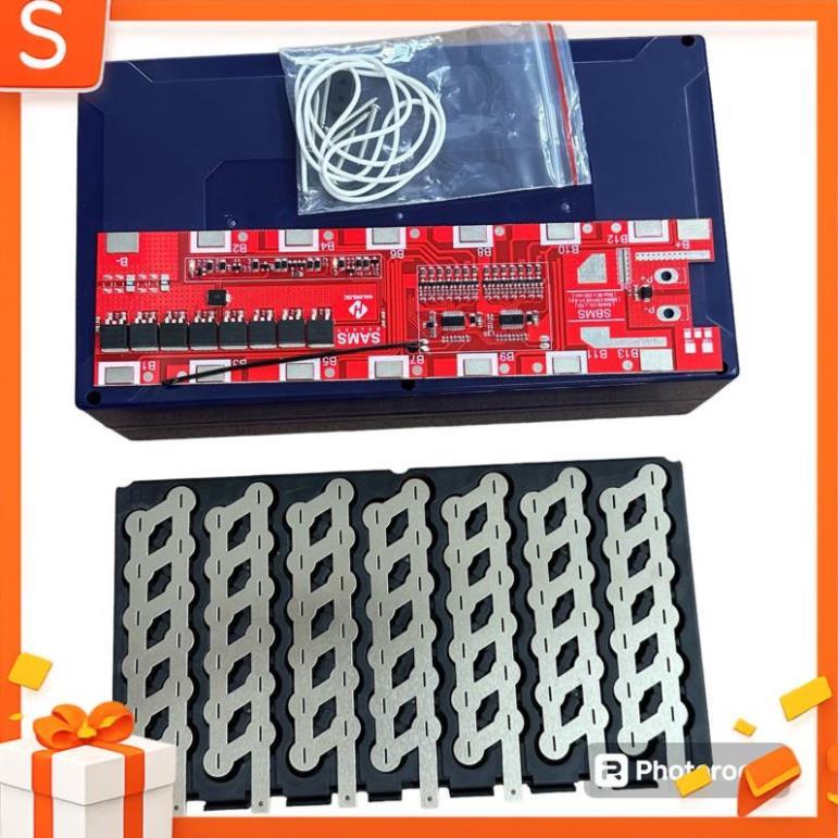 Vỏ pin 48V 13S 14S 6P 18650  dùng ghép khối pin xe điện 48V / 13S - 14S - Pin247