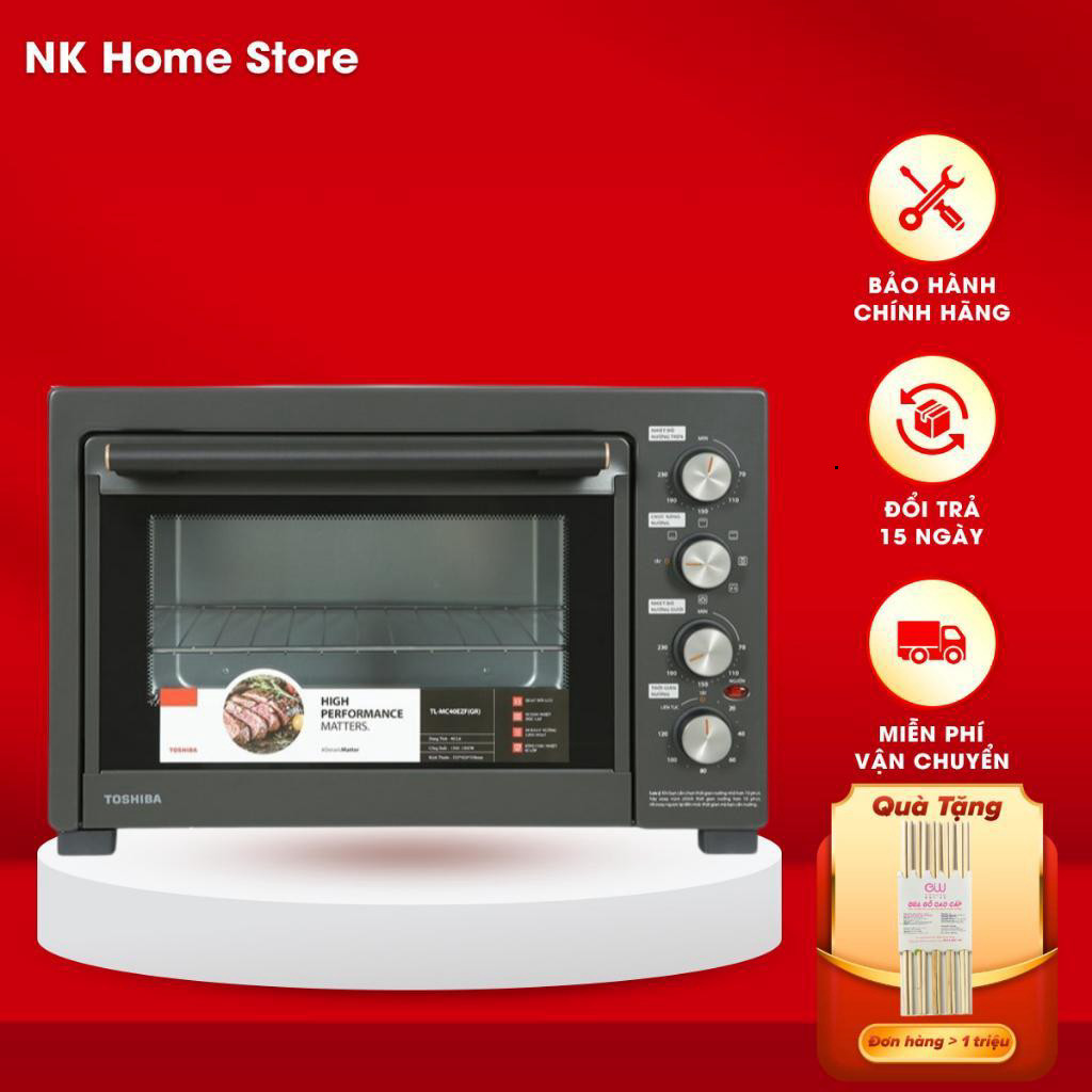 CH  Lò nướng Toshiba TL-MC40EZF(GR) 40 lít - Bảo hành chính hãng 12 tháng ]