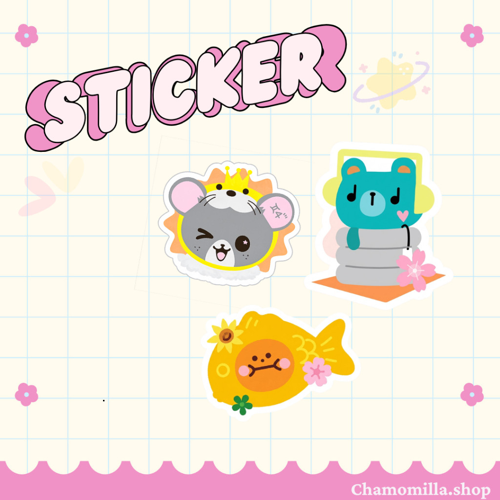 STICKER LINH VẬT IDOL THÁI GEMINIFOURTH PONDPHUWIN JOONGDUNK WILLIAMEST JIMMYSEA PERTHSANTA