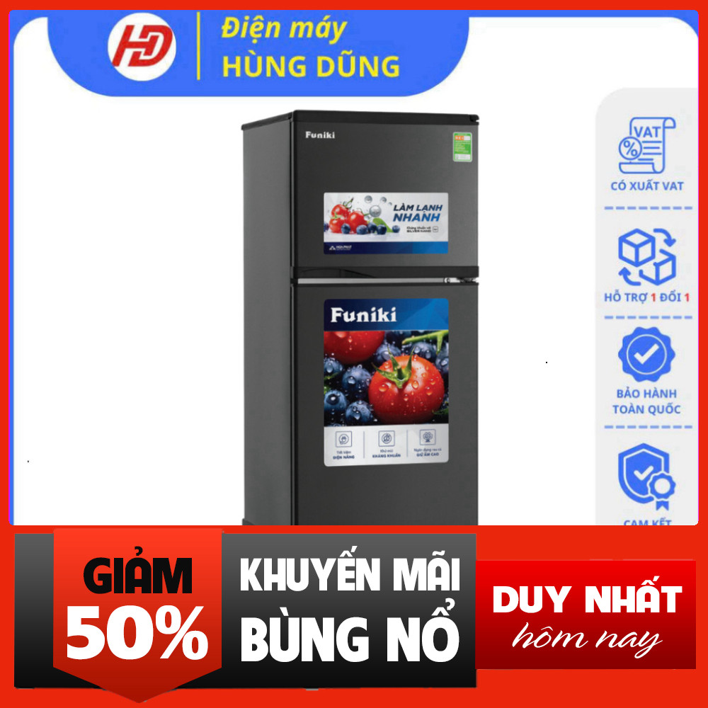 Nhắn shop đặt hàng  Tủ Lạnh Mini Funiki Tiết Kiệm Điện 2 Cánh 125 Lít FR-125CI.1 .