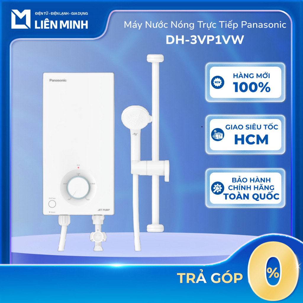 CH  DH-3VS1VW / DH-3VP1VW / DH-4VS1VW / DH-4VP1VW - Máy Nước Nóng Trực Tiếp Panasonic [GIÁ MÁY][Giao